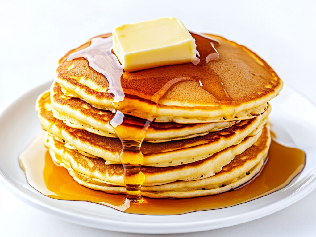 Easy Breakfast Ideas to Start Your Day Right 2 Pancakes with Maple Syrup