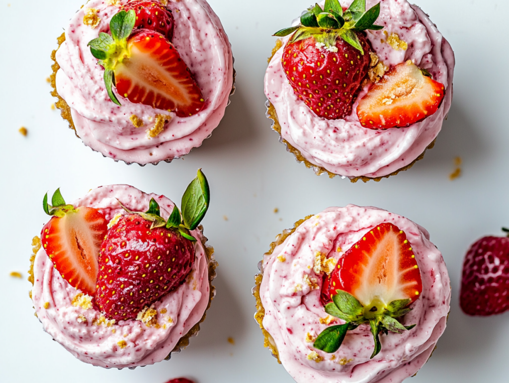 Strawberry Cheesecake Cups
