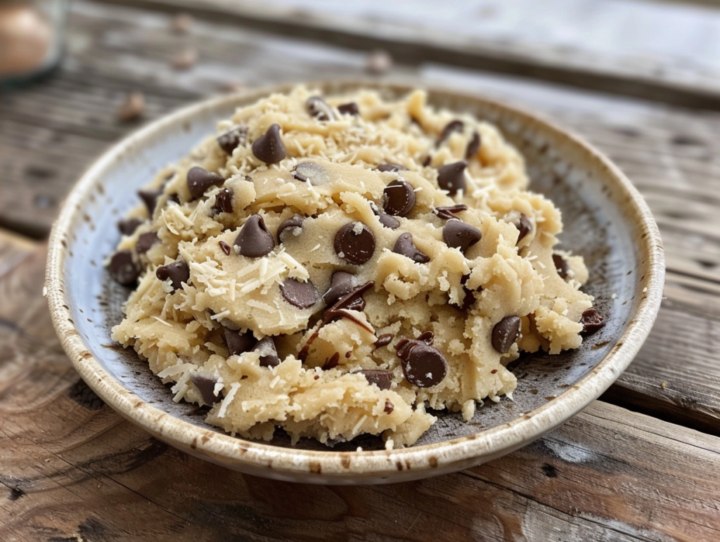 Edible Chocolate Chip Cookie Dough for One (Safe, Eggless, Universal Base)