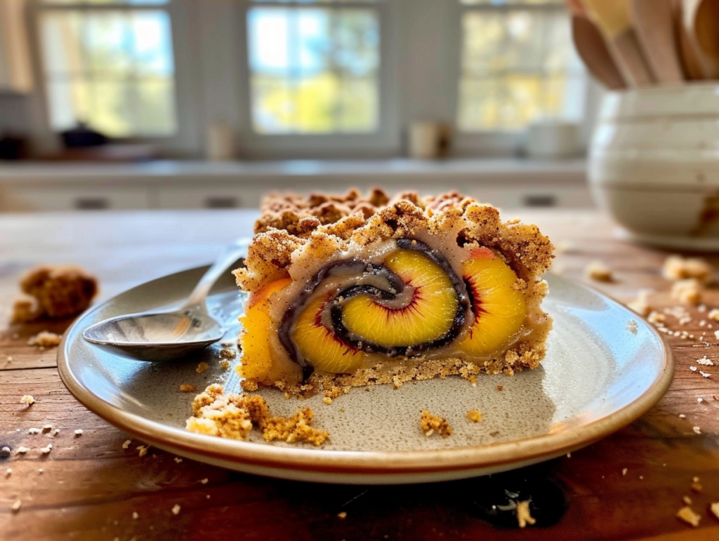 Healthy Single-Serve Peach Crumb Bar (High-Protein Option)