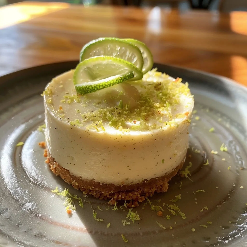 Light & Creamy Key Lime Pie Mousse Cup