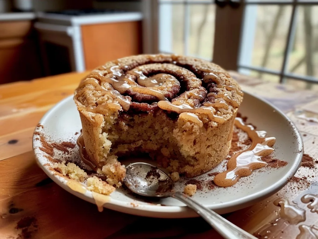 Healthy Single-Serve Snickerdoodle Mug Cake (Cinnamon Sugar Craving Fix)