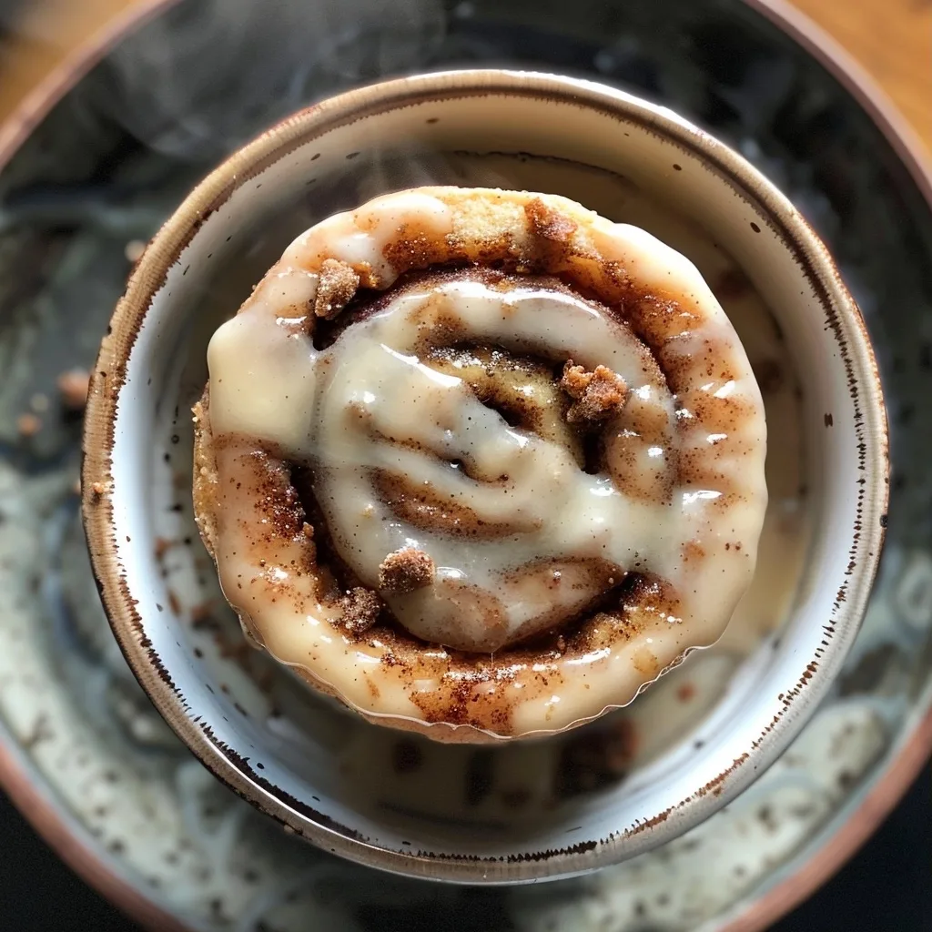 5-Minute Single-Serve Cinnamon Roll Mug Cake (Quick No-Bake Hack)