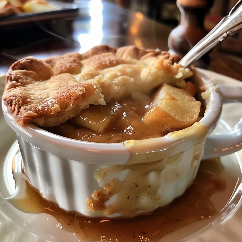 Healthy Apple Pie in a Mug: Quick 3-Minute Warm Dessert
