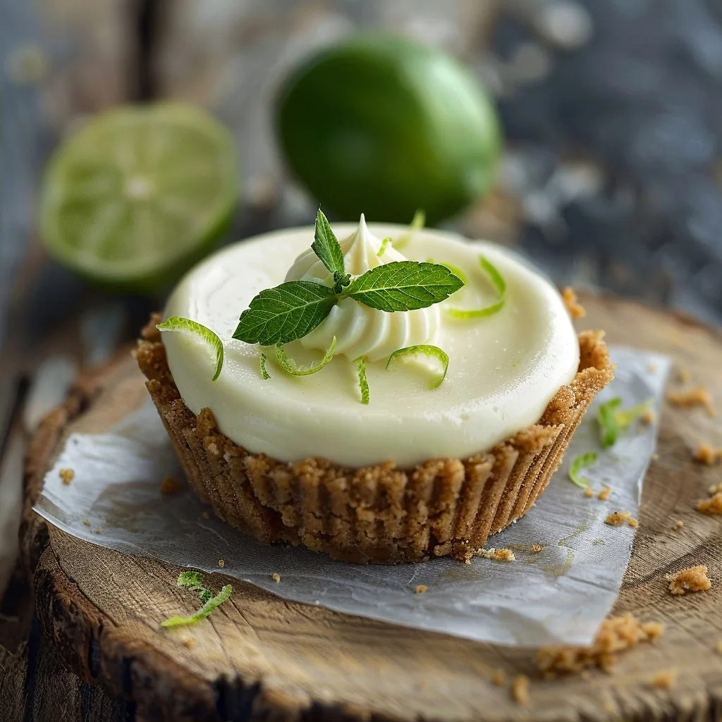 Heavenly No-Bake Mini Key Lime Pie for One