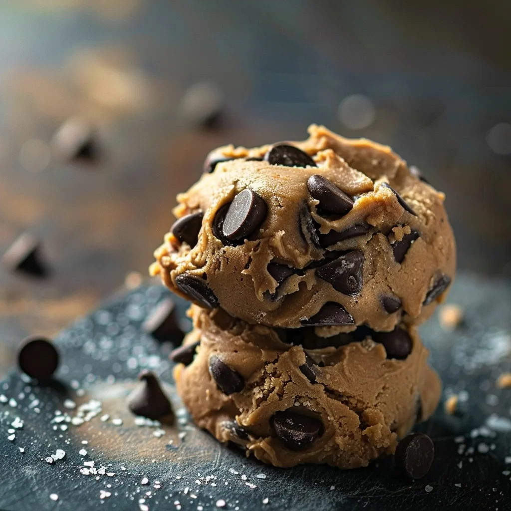 Healthy Edible Cookie Dough (Paleo, Vegan & 5 Ingredients)