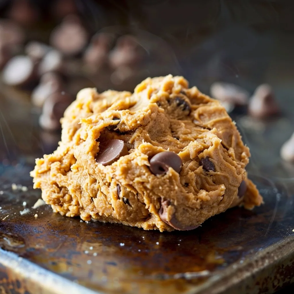 Eggless Peanut Butter Edible Cookie Dough (Single Serve Hack)
