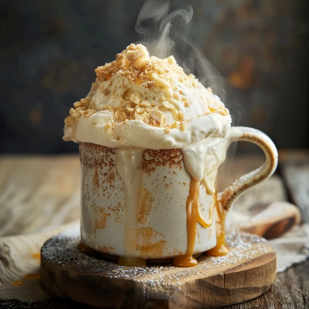Single Serve Vanilla Almond Wedding Cake in a Mug