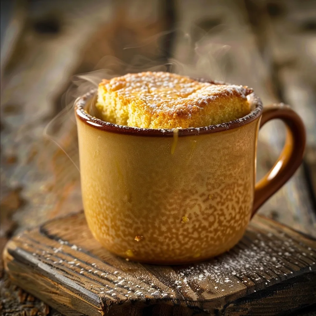 Single Portion Vanilla Pound Cake in a Mug (Pantry Staples)