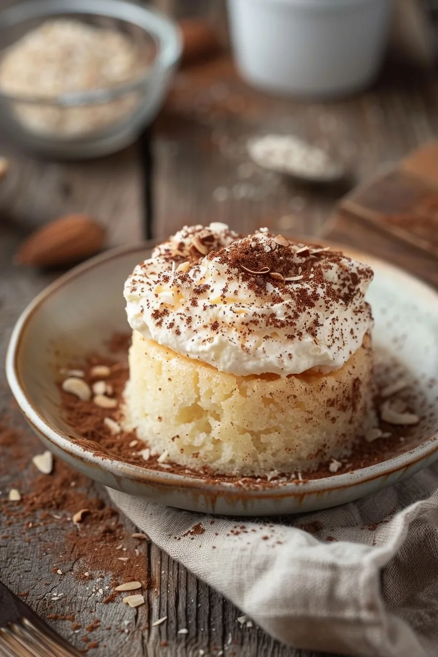 Single Serve Almond Cream Mug Cake (Gourmet Flavor Hack) 1 image 1782563315828