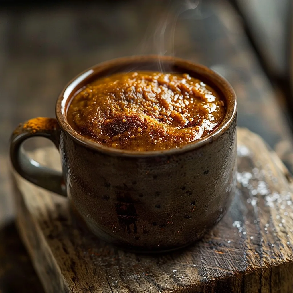 Healthy Single Serve Pumpkin Mug Cake (Quick Fall Dessert)