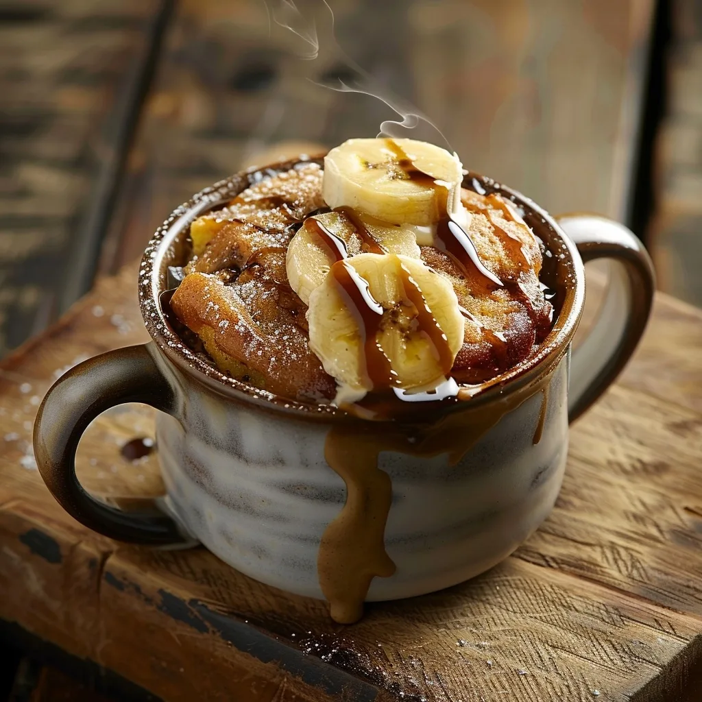 Healthy Single Serve Banana Mug Cake (Quick Comfort Dessert)