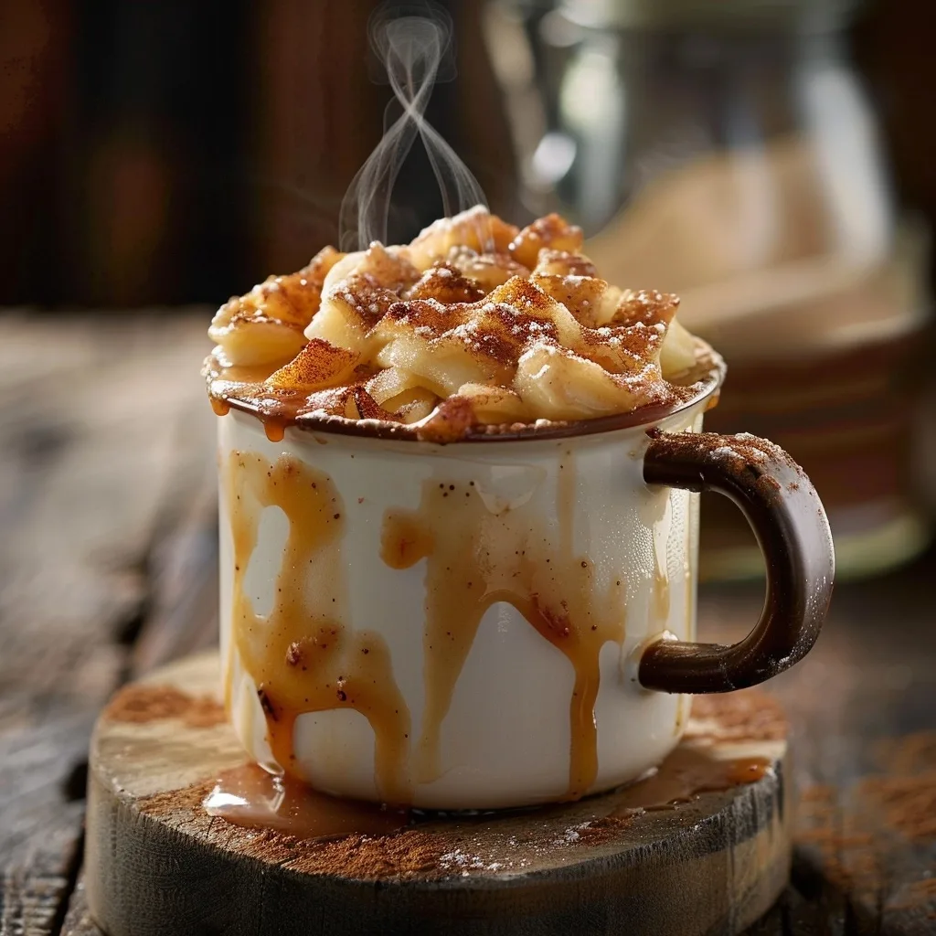 Healthy Single Serve Apple Pie in a Mug (Warm Fix)