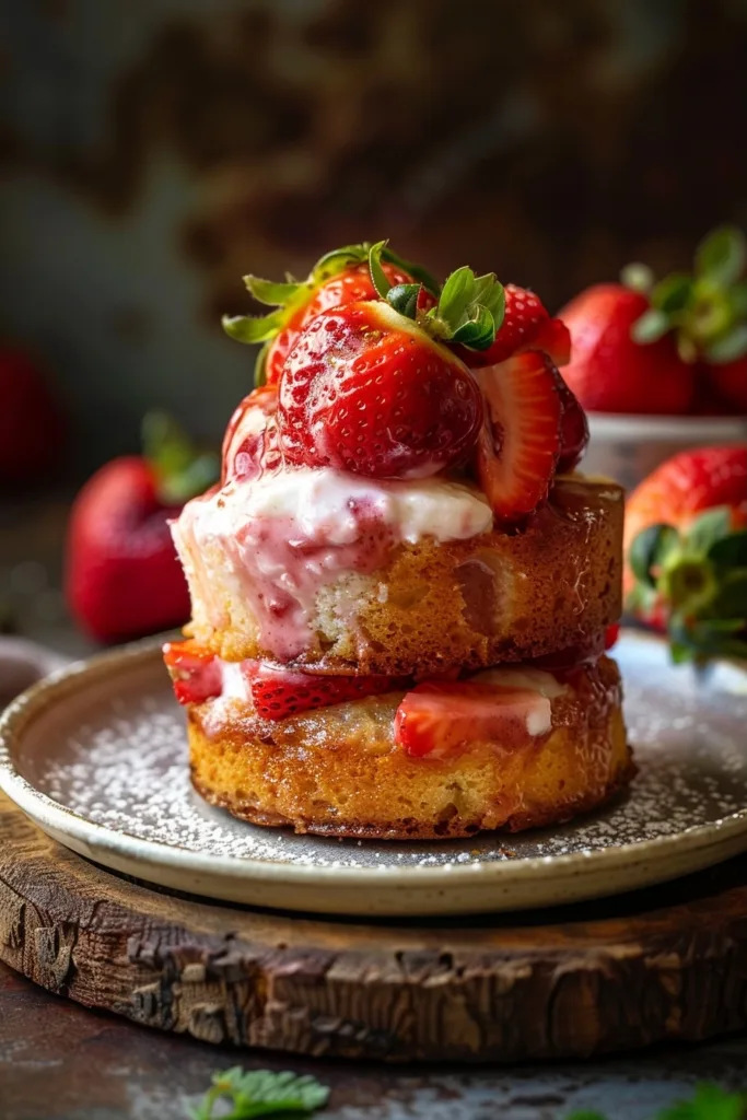 Strawberry Vanilla Protein Mug Cake Healthy Macro Friendly Treat
