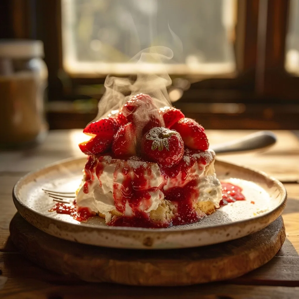Healthy Strawberry Shortcake Mug Cake Easy No Bake Dessert