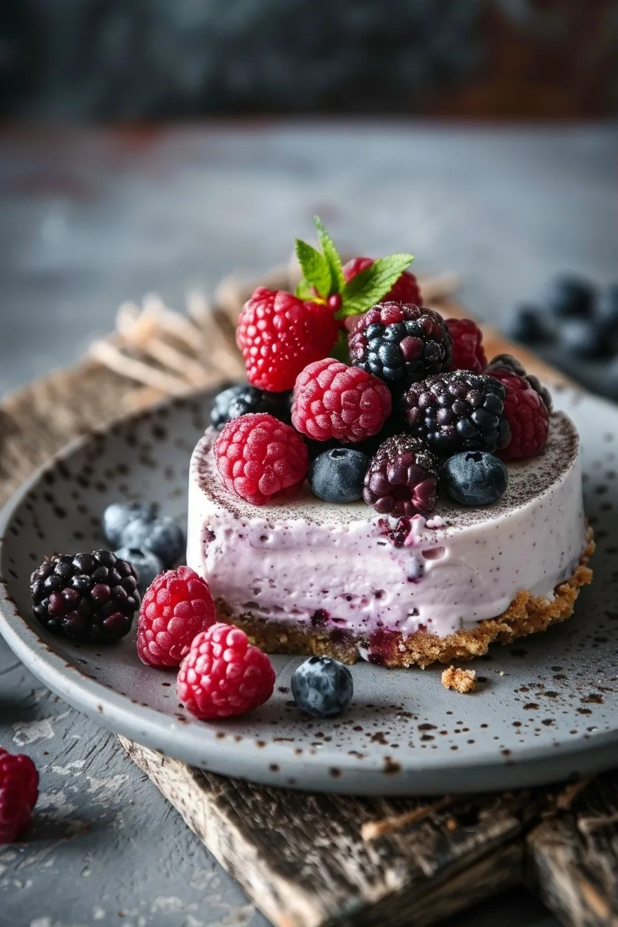 No-Bake Berry Cheesecake Mug Treat Quick Healthy Dessert Recipe 1 image 1782783733528