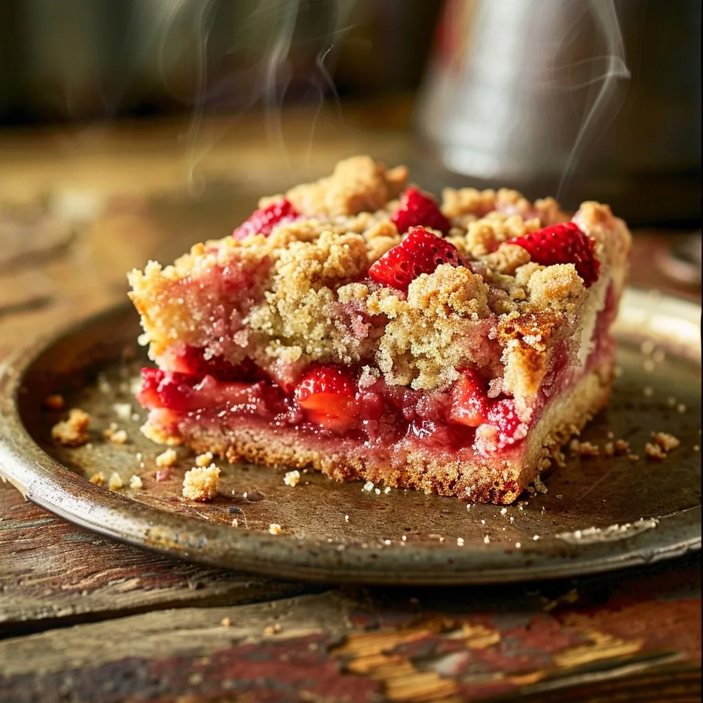 Healthy Strawberry Vanilla Crumb Cake Quick Microwave Dessert