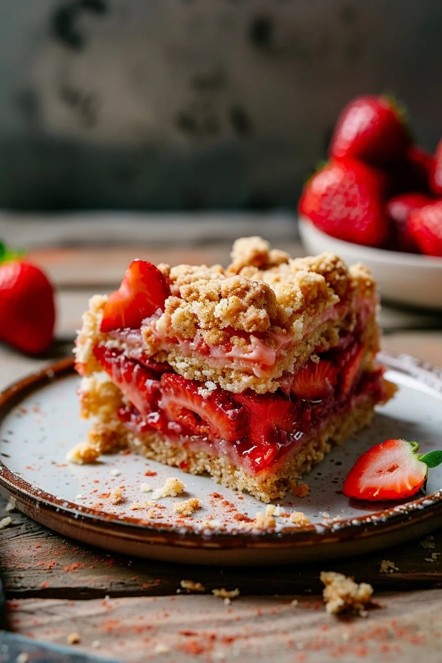 Healthy Strawberry Vanilla Crumb Cake Quick Microwave Dessert 1 image 1782838139747