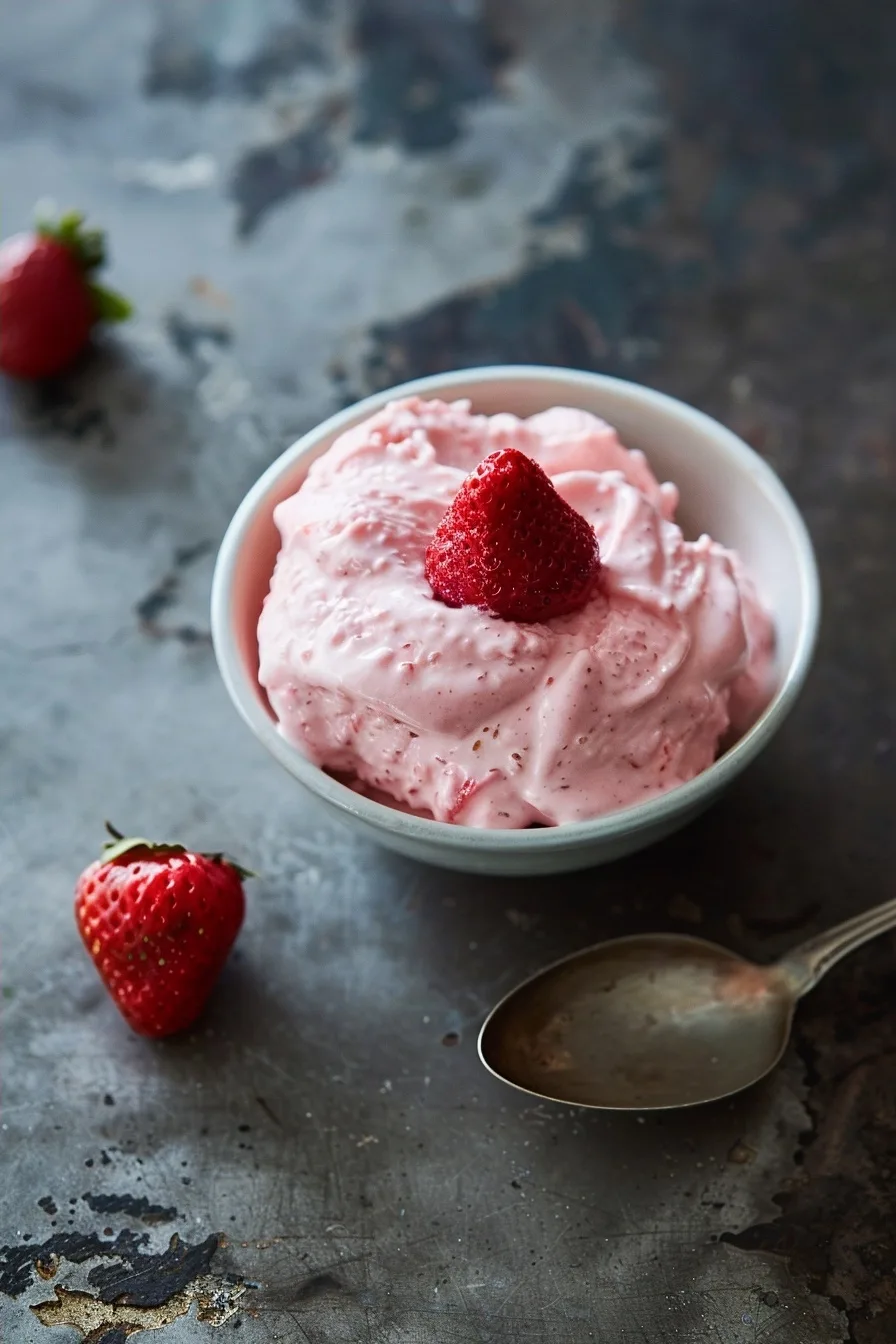 Creamy Strawberry Yogurt Mousse Healthy High Protein Single Serve 1 image 1782838179541
