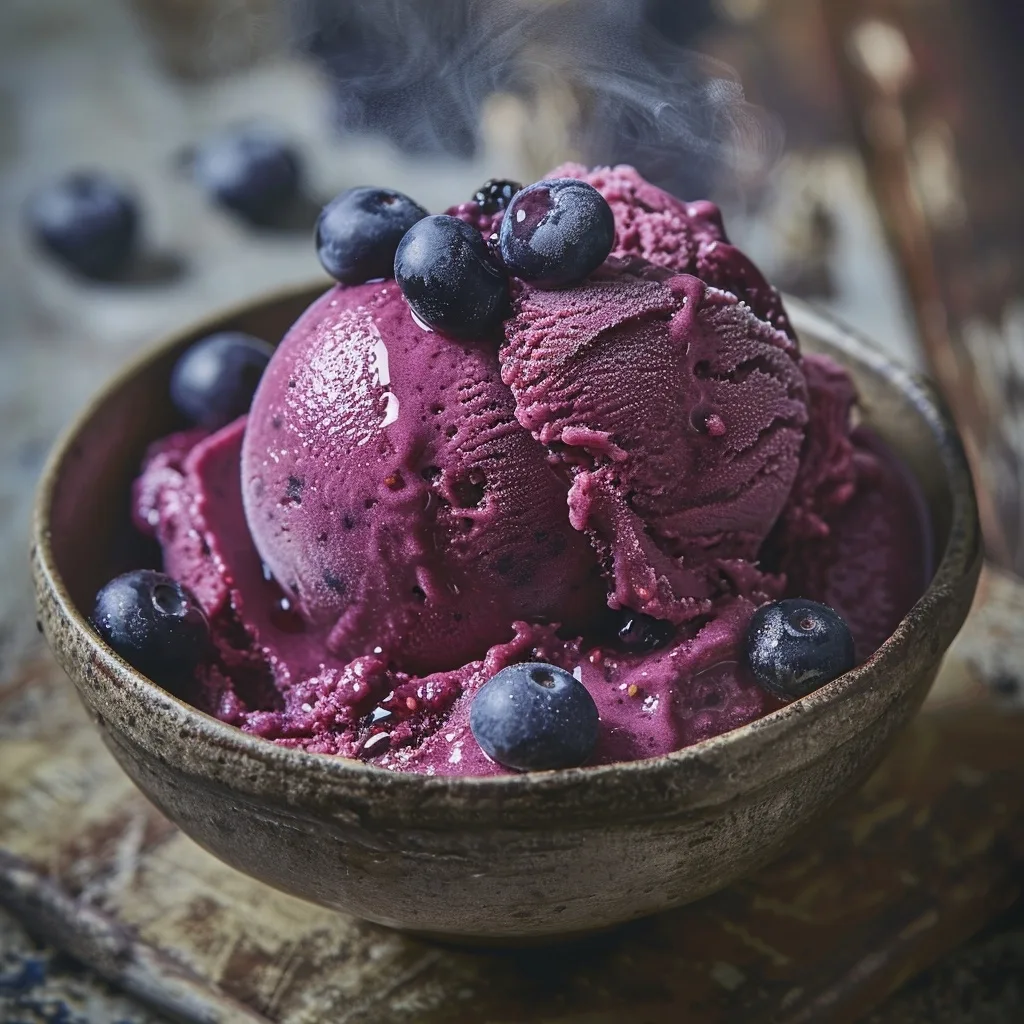 Blueberry Lemon Sorbet Hack Healthy Low Calorie Refreshing Treat