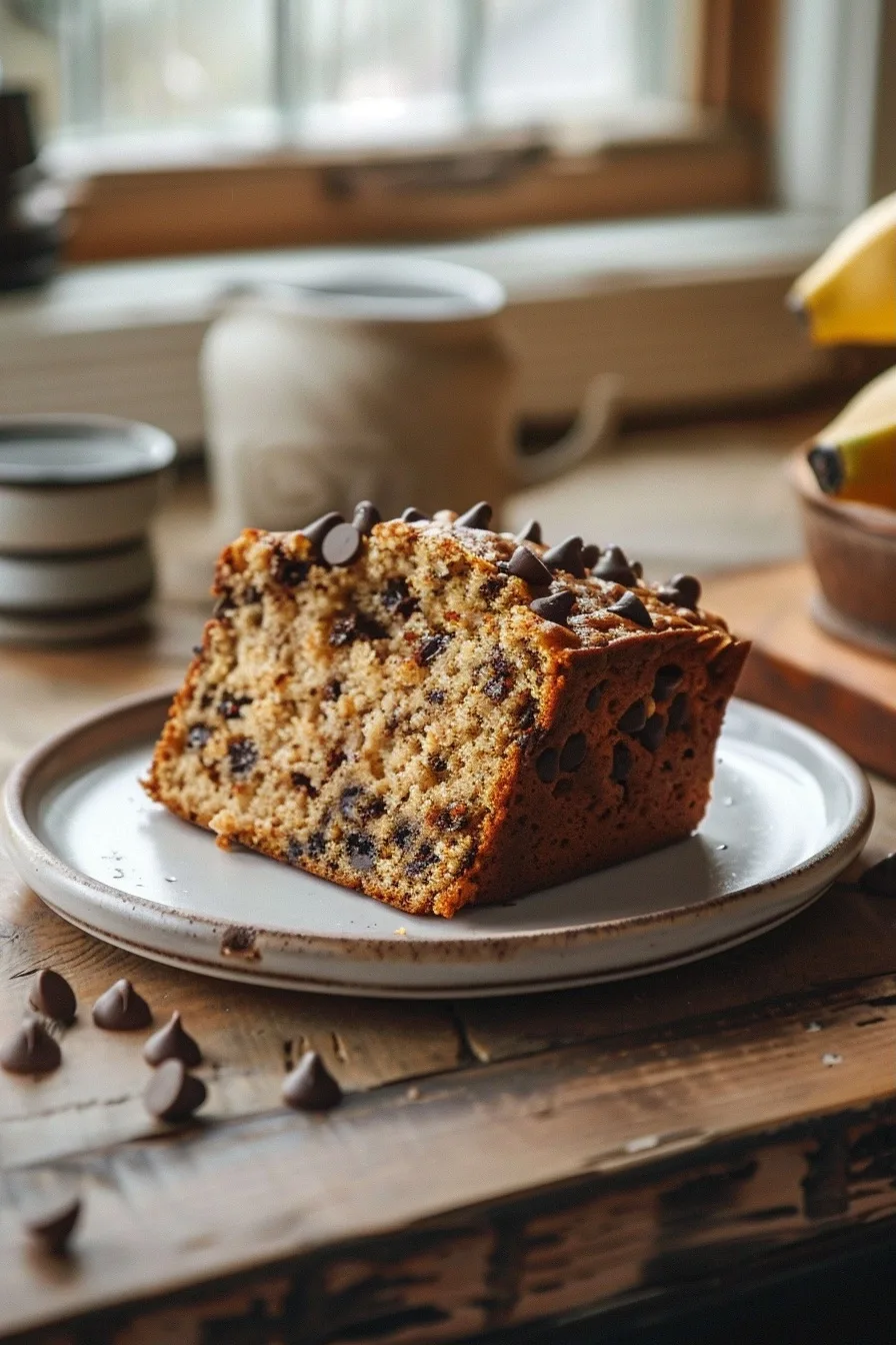 Healthy Single Serve Chocolate Chip Banana Bread Mug Cake 1 image 1783179995473