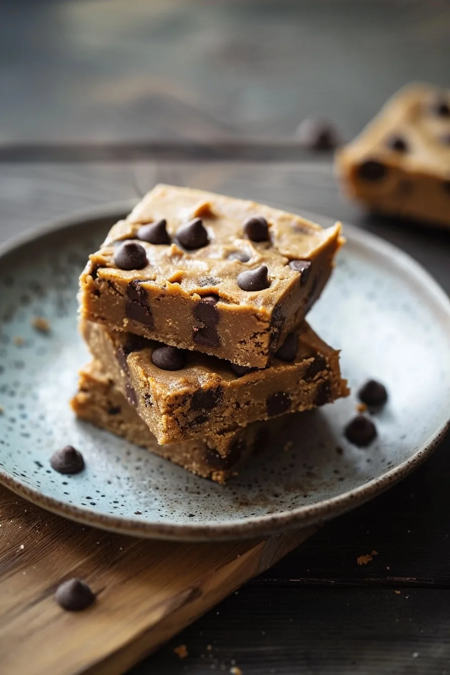 Easy No Bake Cookie Dough Bars (Single Portion Aesthetic) 1 image 1783272571057