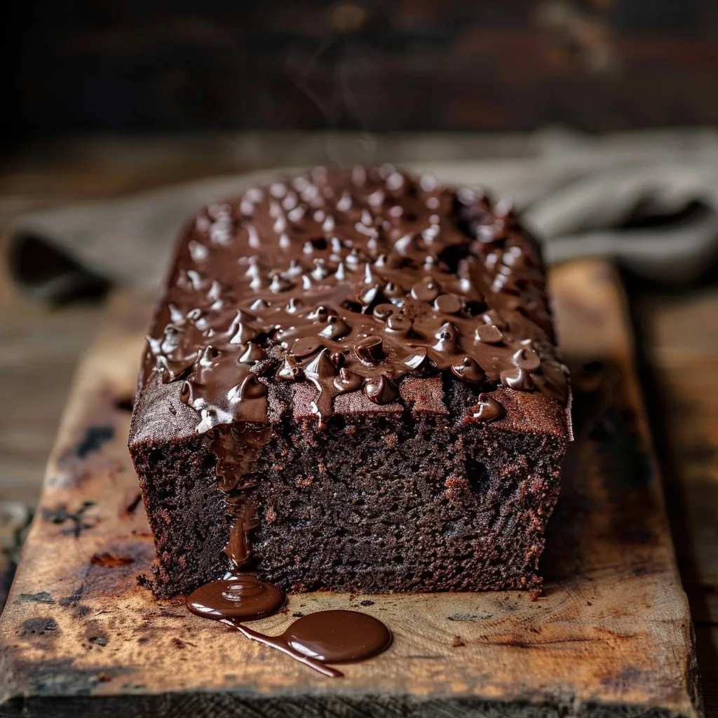 Healthy One Bowl Double Chocolate Banana Bread for One