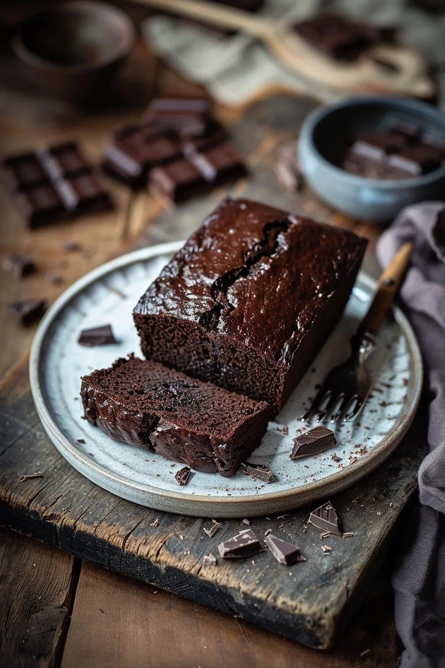 Healthy One Bowl Double Chocolate Banana Bread for One 1 image 1783276086529
