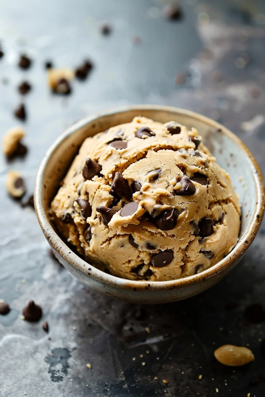Eggless Peanut Butter Edible Cookie Dough (Single Serve Hack) 1 image 1783276191505