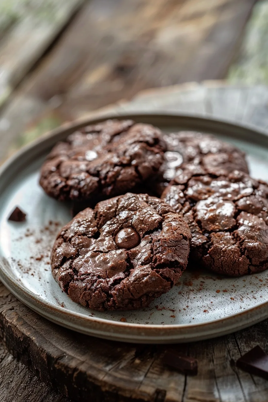Low Calorie Edible Double Chocolate Cookie Dough for One 1 image 1783276403474