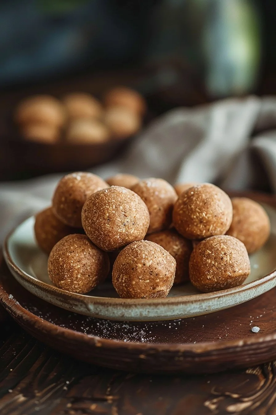 Meal Prep Cookie Dough Protein Balls (Healthy Snack Idea) 1 image 1783288771480