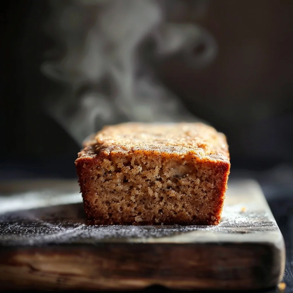 1 Minute Microwave Snickerdoodle Banana Bread for One