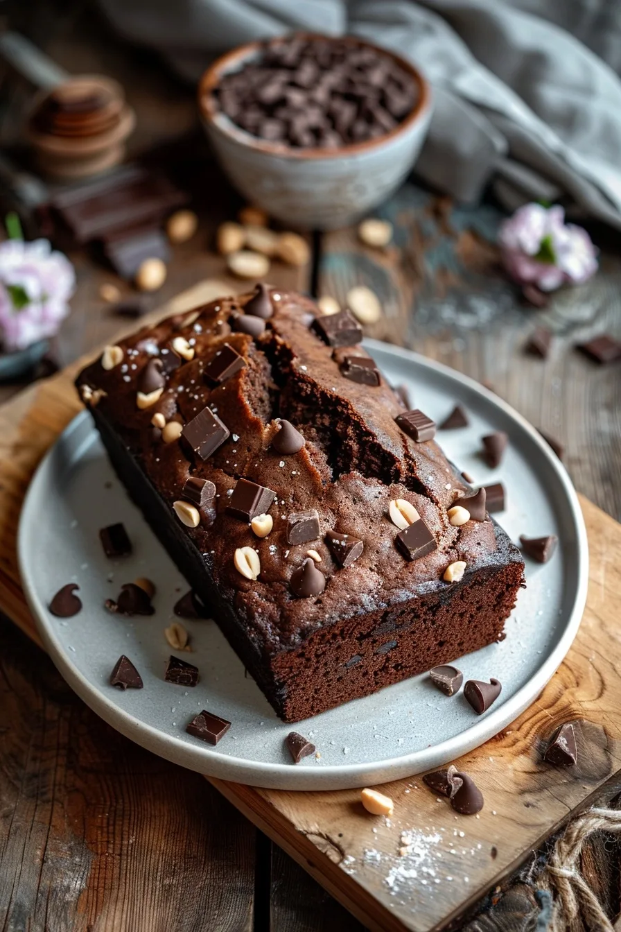 High Protein Chocolate Peanut Butter Banana Bread for One 1 image 1783517021774