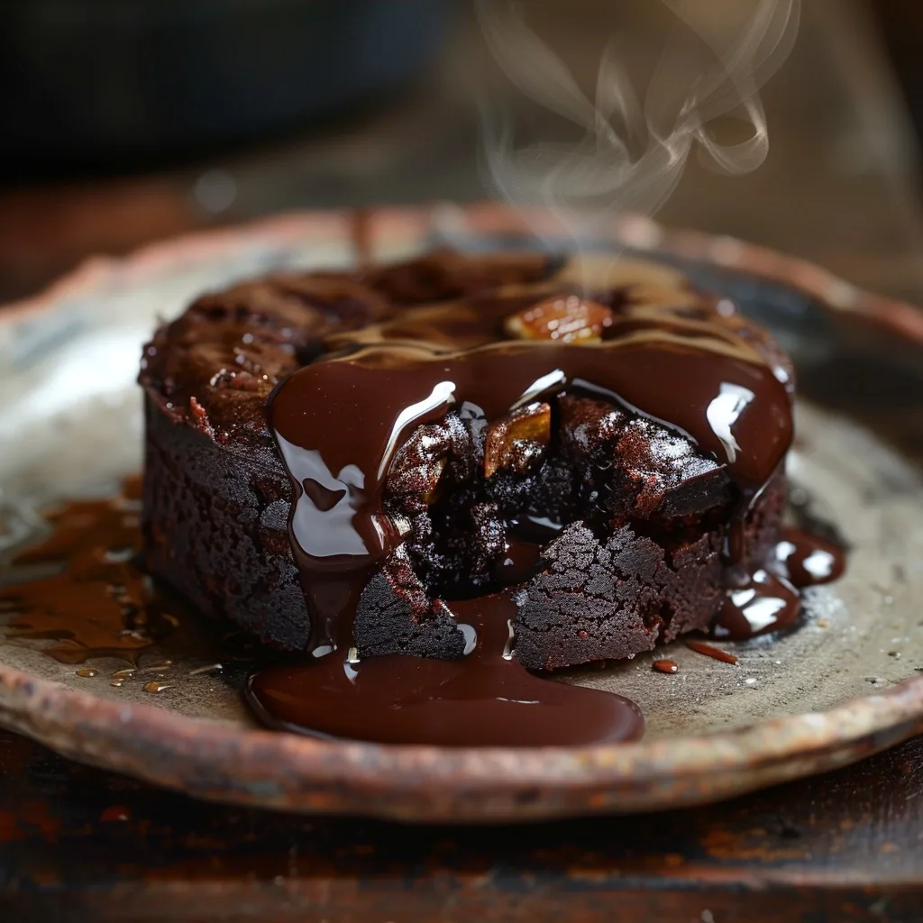 Single Portion Double Chocolate Banana Mug Brownie