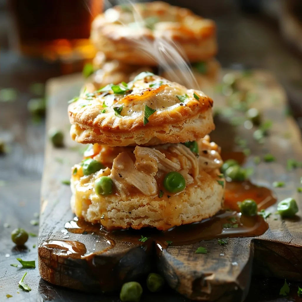Make These Easy Chicken Pot Pie Biscuit Cups Tonight