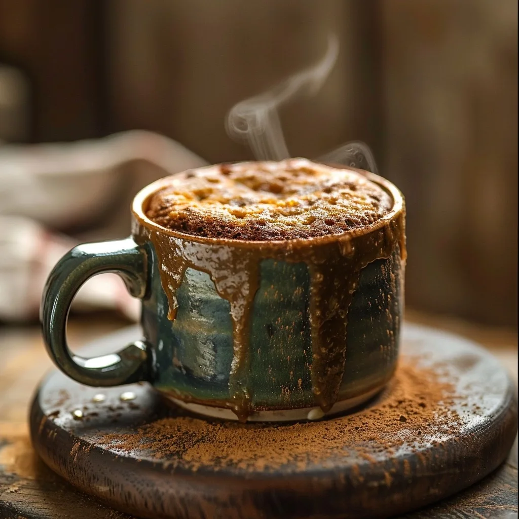 Cozy Single Serving Coffee Cake Banana Bread Mug Cake
