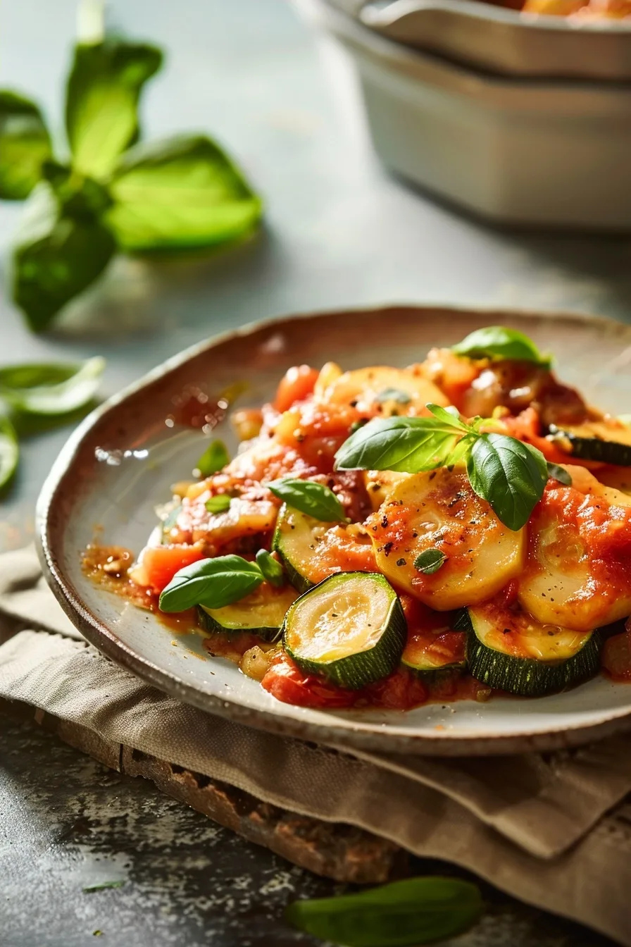 Healthy Hobo Casserole | Fresh Summer Zucchini & Tomato | 10-Min 1 image 1783777425288