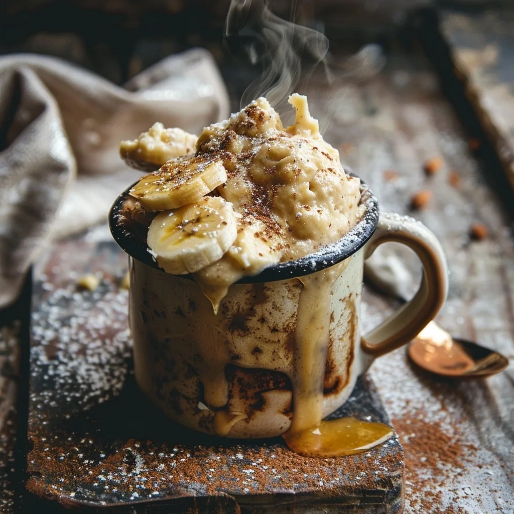 Healthy 1-Minute Banana Mug Cake | Best Quick Snack | No Refined Sugar
