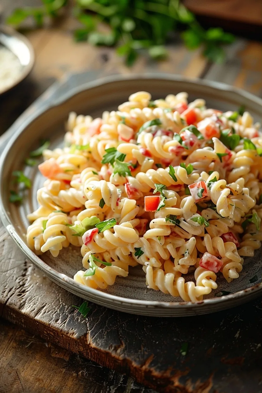 Copycat Ranch Pasta Salad: The Ultimate Creamy Dish 1 image 1783777663444