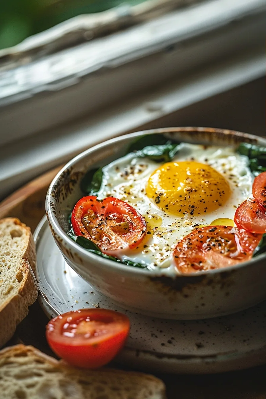 Quick Spinach & Tomato Breakfast Mug | Healthy Summer Start 1 image 1783903133926