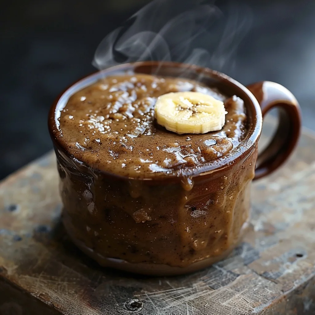 1-Minute Healthy Banana Mug Cake | Perfect Quick Dessert | No Sugar