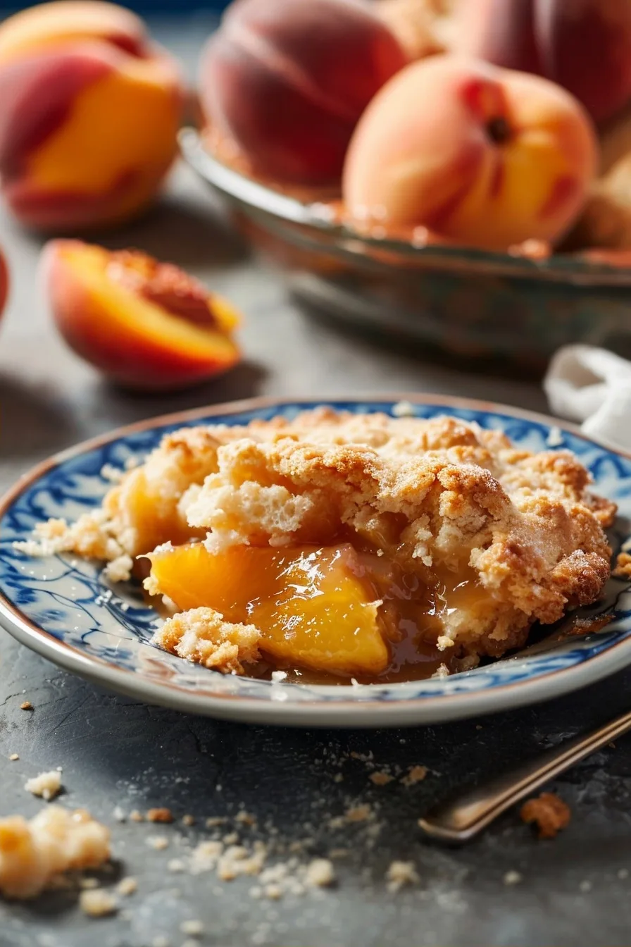 Single Portion No Fail Fresh Peach Cobbler (Biscuit Topping) 1 image 1784036858560