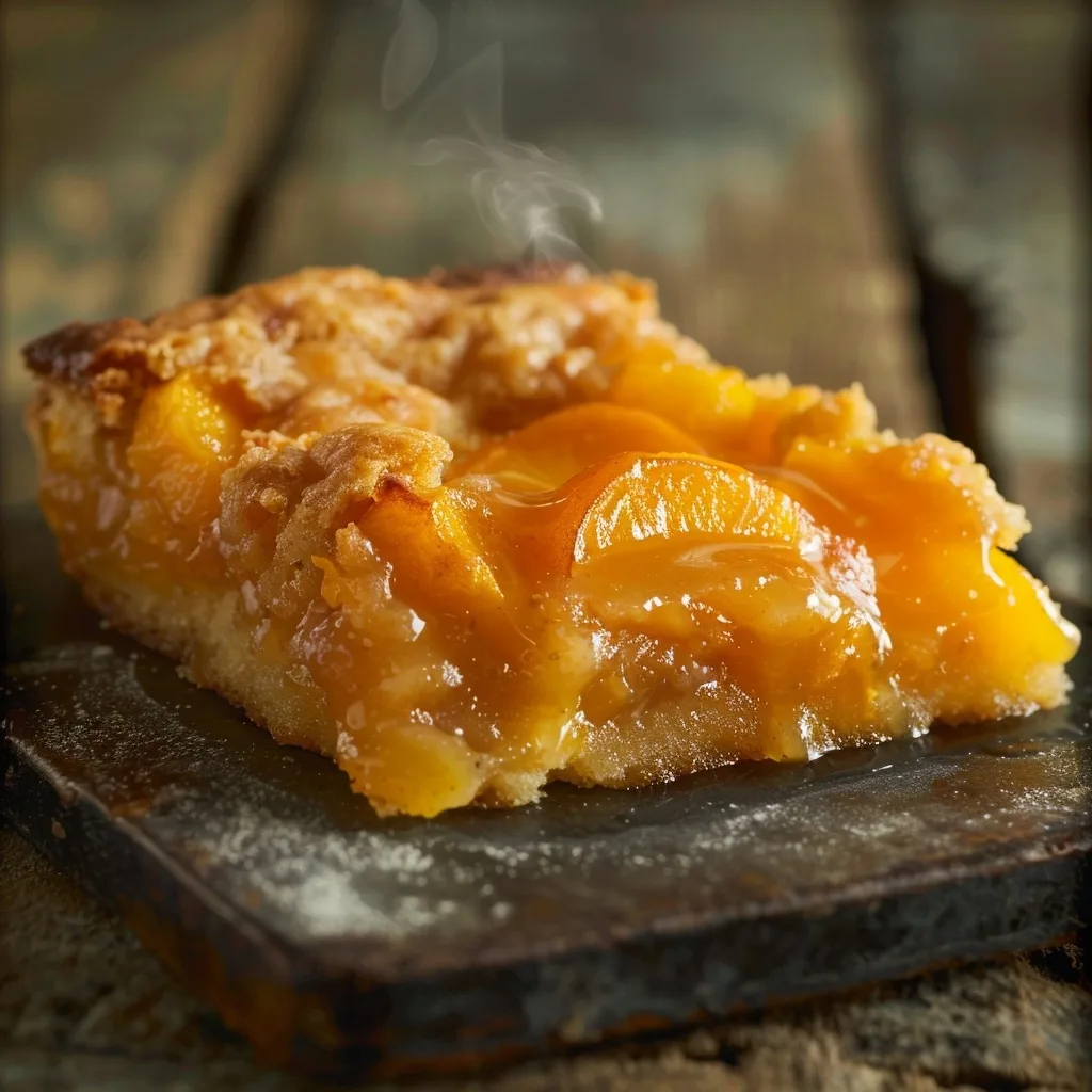 Micro Prep Peach Dump Cake for One (French Vanilla Hack)