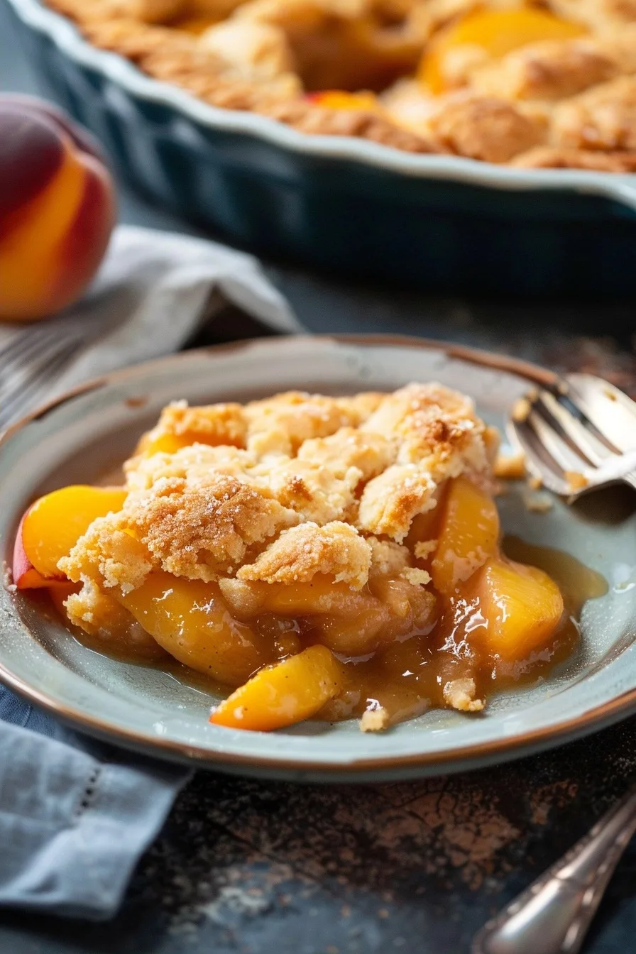 Single Portion Sugar Cookie Crust Peach Cobbler (Guilt Free) 1 image 1784125917323