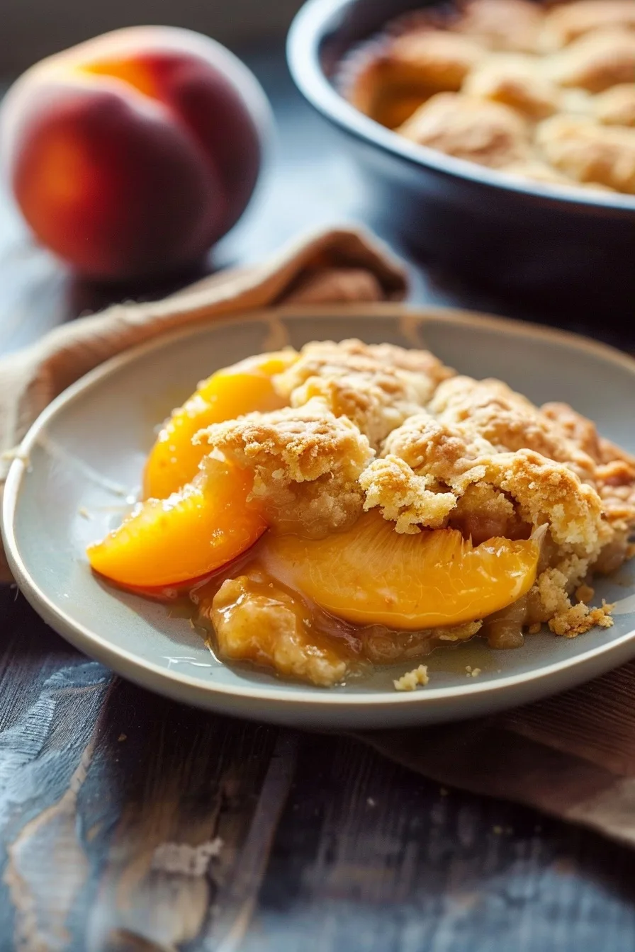 Paula Deen Copycat Healthy Peach Cobbler for One 1 image 1784137265291