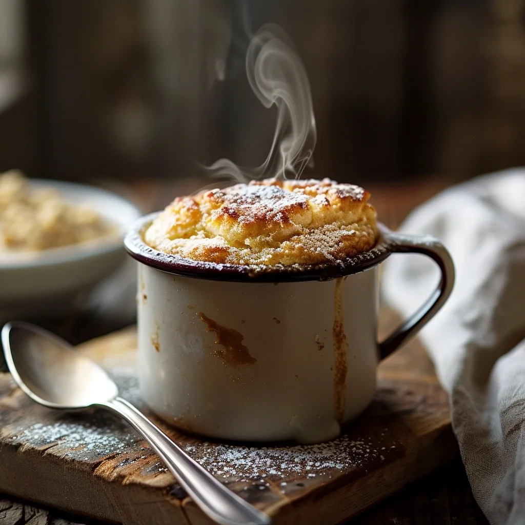Healthy Vanilla Bean Mug Cake | Classic Comfort | Single Serving