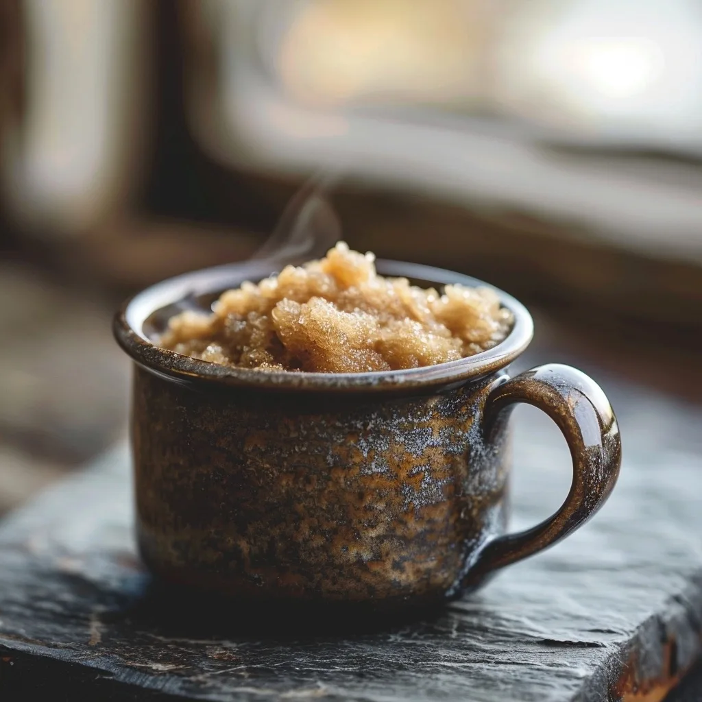 Healthy Maple Brown Sugar Mug Cake No Refined Sugar