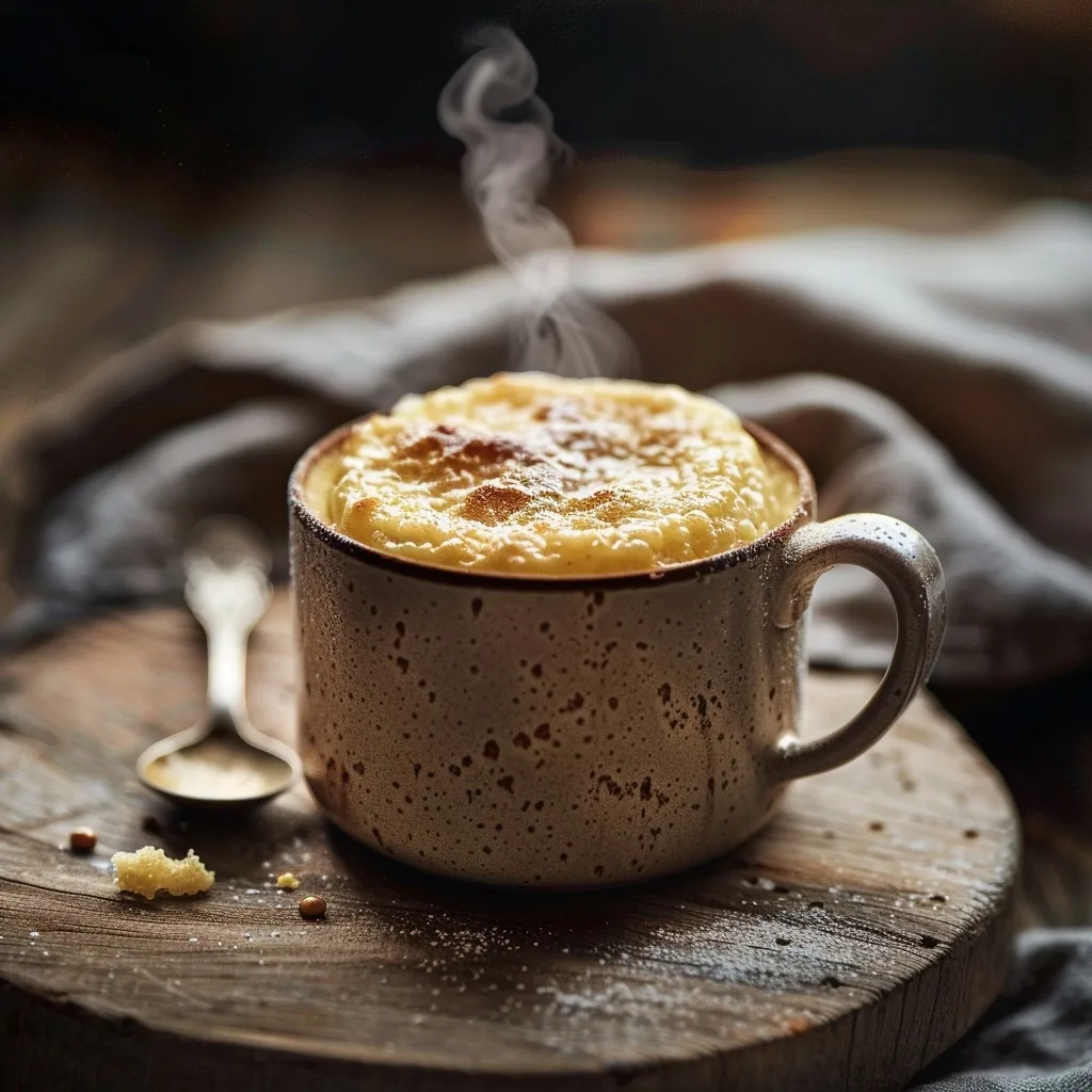 Healthy Vanilla Bean Mug Cake | Simple Healthy Dessert | Fast