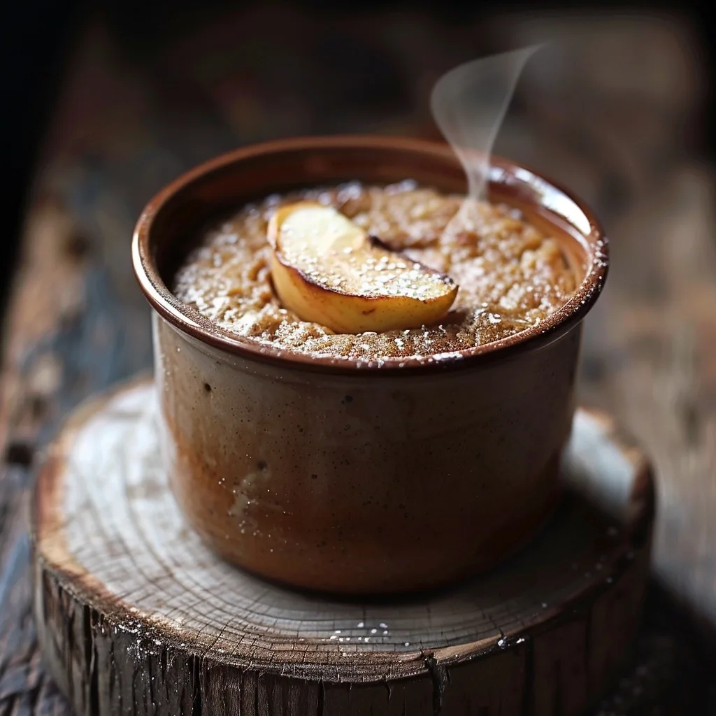 Healthy Apple Cinnamon Mug Cake | Clean Eating Snack | August