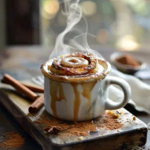 Healthy 1-Minute Cinnamon Roll Mug | High-Protein | Best Treat